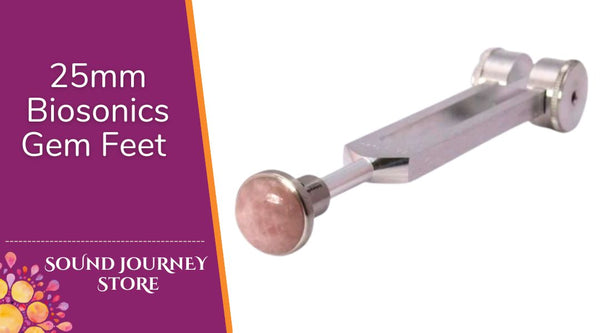 All our Biosonics Gem Feet - 25mm - Variety of Gem Stones