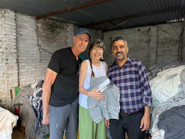 Sound Journey Nepal Handmade Cashmere Blanket