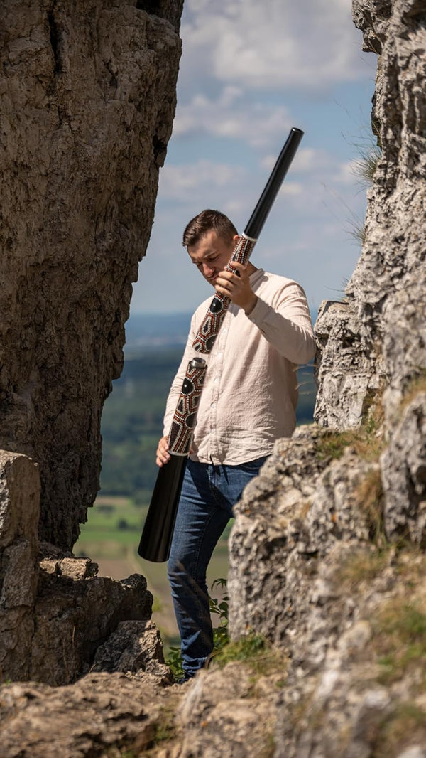 Meinl Sliced Pro Painted Didgeridoo: Key of E