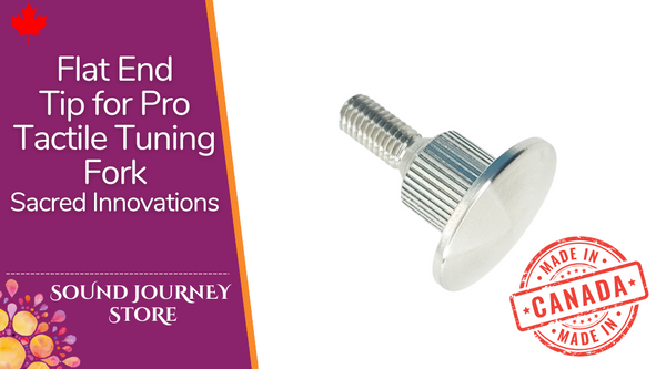 Sacred Innovations Flat End Tip for Weighted Tuning Fork