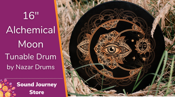 16" and 24" Alchemical Moon Vegan Tunable Hand Drum