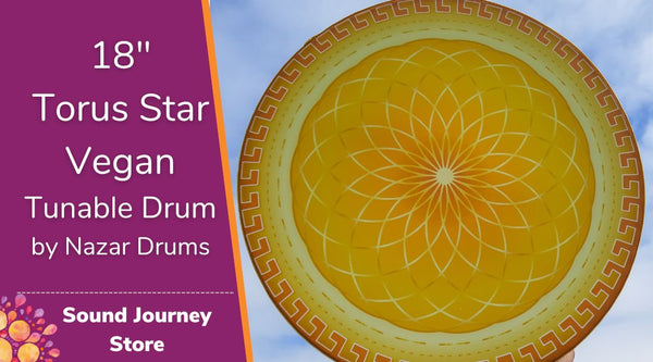 18" Torus Star Vegan Tunable Hand Drum