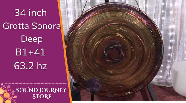 34" Grotta Sonora Gong 63.2 hz B1+41