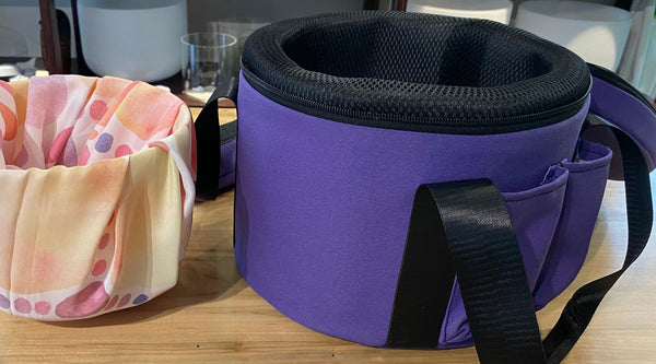 Basic Padded Bags with Scarf for Singing Bowls