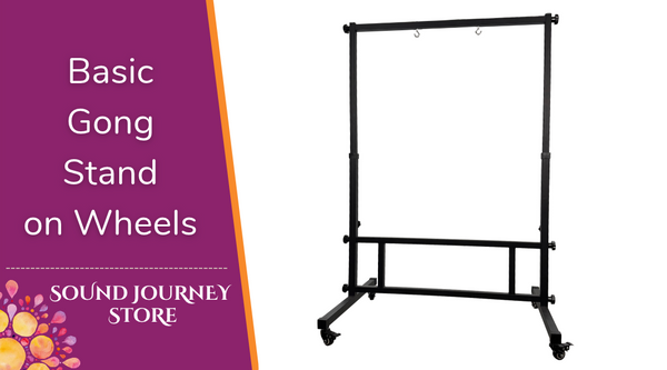 Basic Gong Stand on Wheels