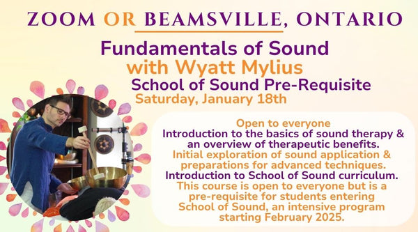 Fundamentals of Sound with Wyatt Mylius