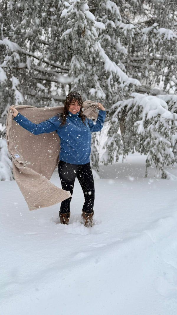 Sound Journey Nepal Handmade Cashmere Blanket