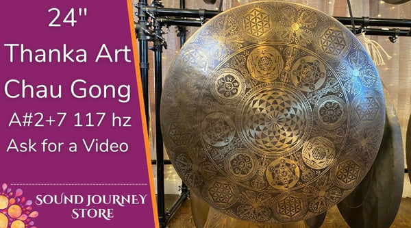 24" Thanka Art Chau Gong 117 Hertz A#2+7