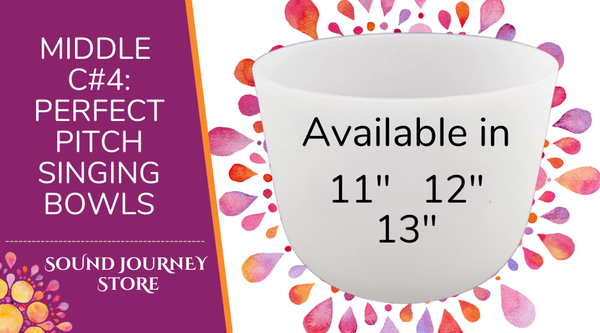 Middle C#4: Perfect Pitch Singing Bowls