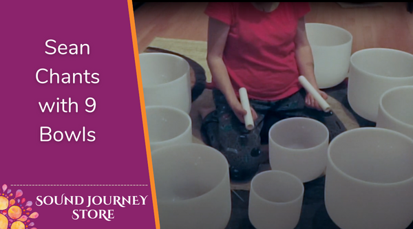 Sean Chants with 9 Bowls:  F3 G3 A3 A#3 C4 D4 F4  A#4 and Theta Waves