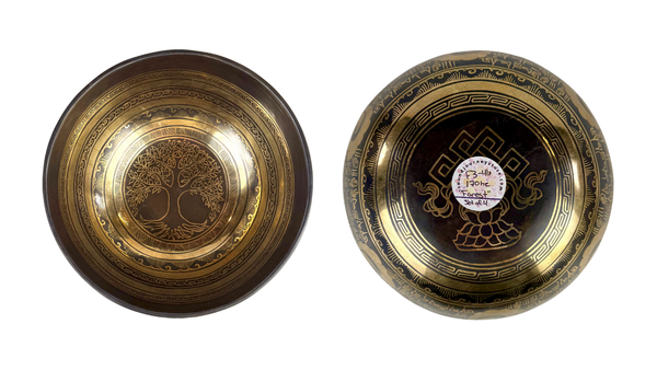 Traditional Artwork Bowls "Forest" Four Bowl Set